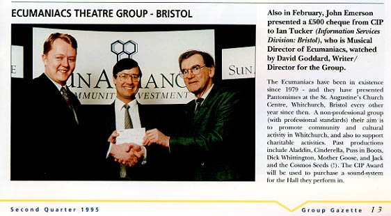 Sun Alliance donation
